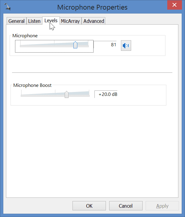 [Fix] How to Solve Mic Volume Too Low Problem in Windows 7 or 8 or 8.1