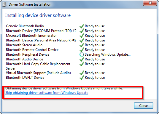 bluetooth speaker drivers windows 7	
