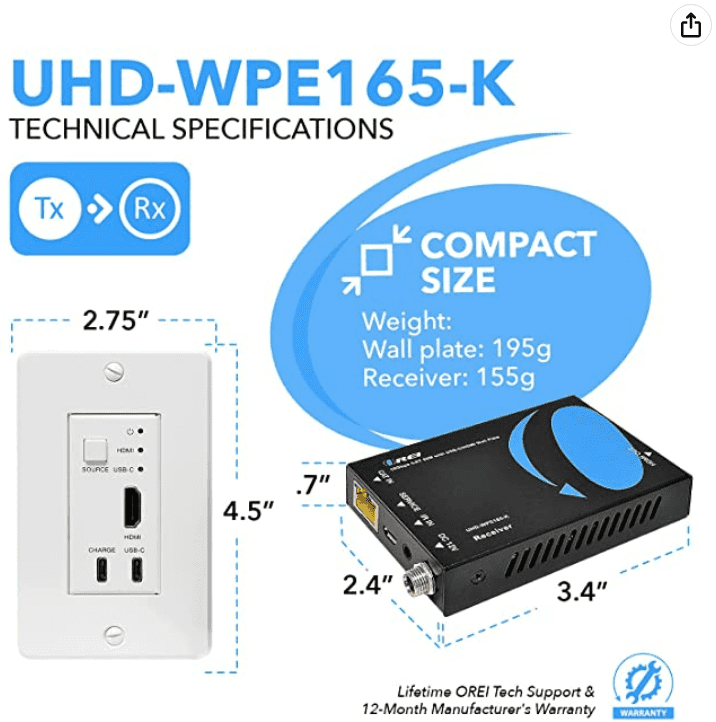 Hdmi Over Cat7 Extender