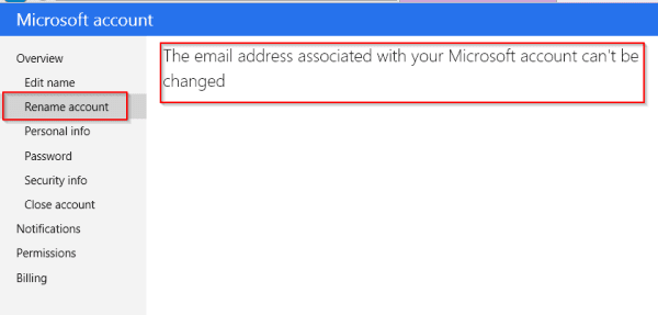 revert to Hotmail not working