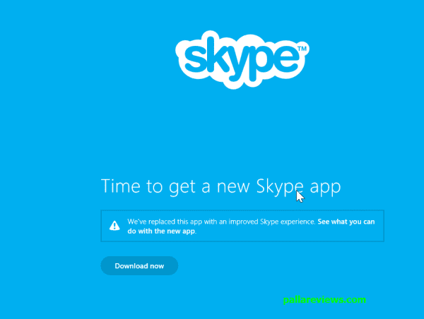 Skype app for modern windows not working