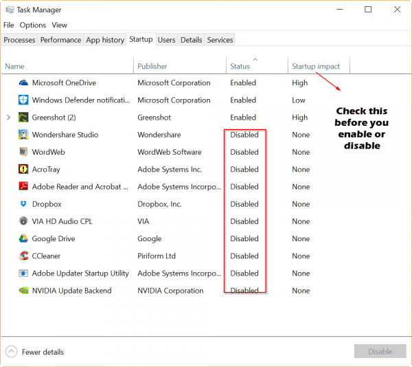 speed up windows 10 start up