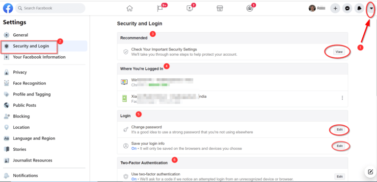 Facebook Security and Login Settings – Complete Guide