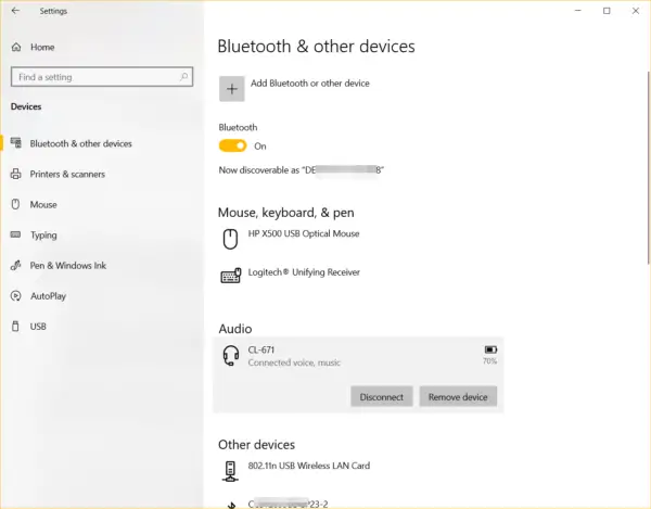 bluetooth headset paired but not connected windows 10