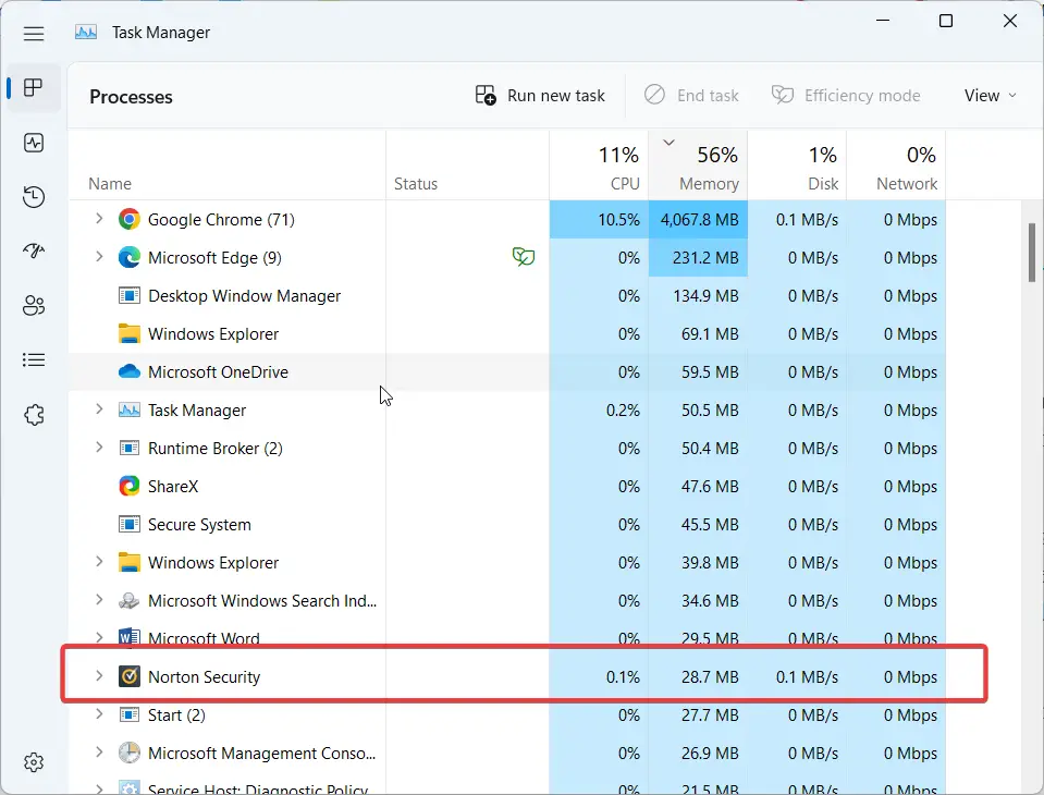 windows defender consuming memory fix