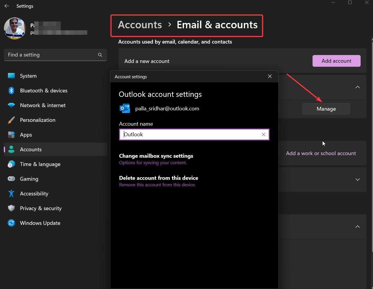 fix mail app not working on windows 11