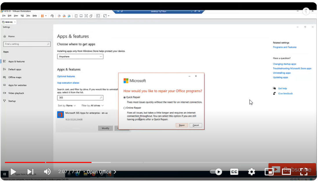 excel 365 error in loading dll