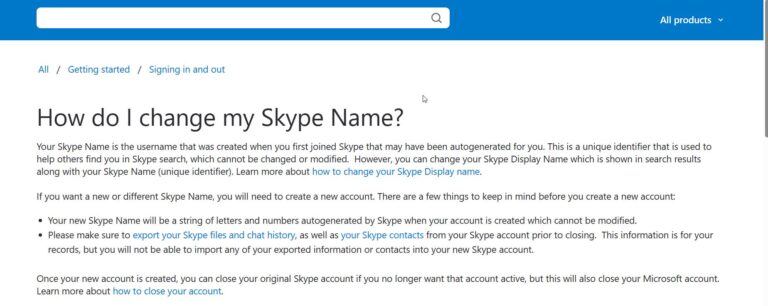 How to Change Skype Display Name and User Name