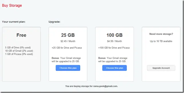 google drive storage pricing google drive storage pricing