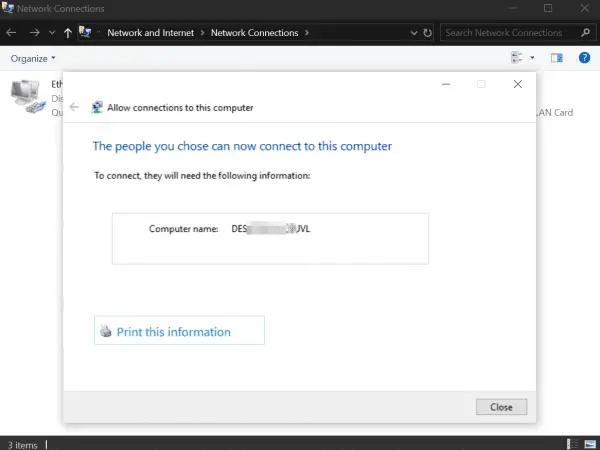 Computer Name Vpn Windows 10
