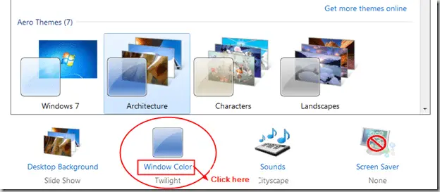 Windows-7-Personalize-Window-color Windows-7-Personalize-Window-color