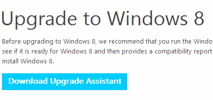Windows 8 Upgrade