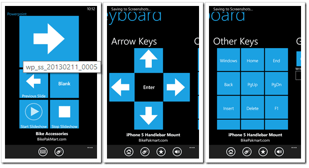 Windows Phone 8 Remote Client Options