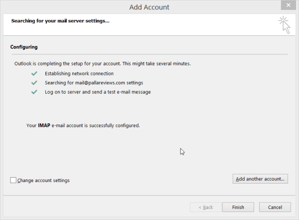 Finalizing Hostgator Server Settings