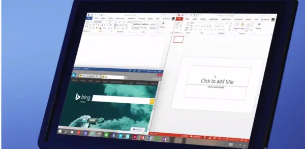 4 apps in one screen