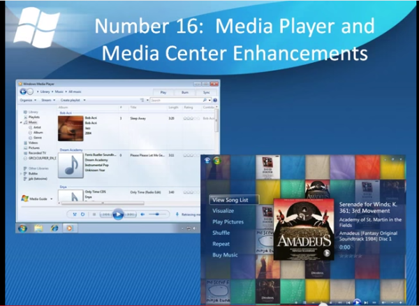 Windows 7 feature improvements
