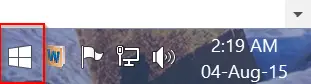 get windows 10 app in the notification tray