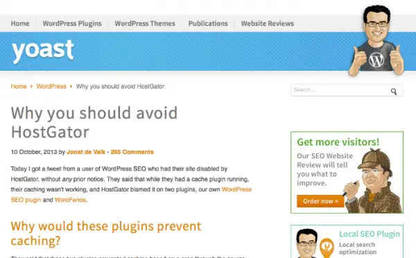 20 negative reviews about Hostgator