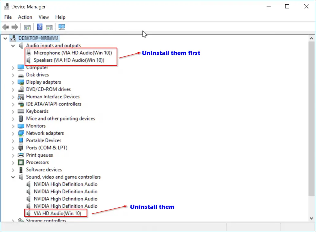 Download HDMI Audio Driver (high definition device) for Windows 10 - Realtek, NVIDIA - Latest fix for PC 7 Device Manager In Windows 10