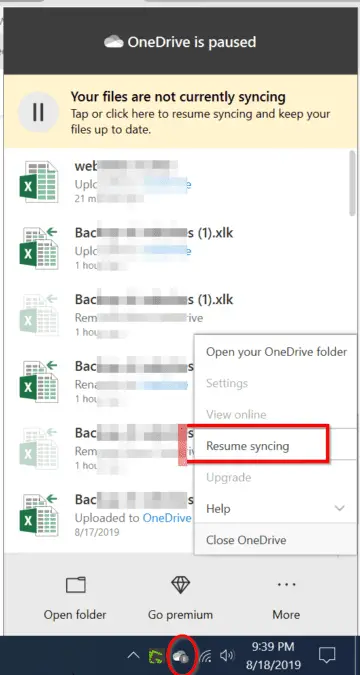 How to Sync or Pause or Resume OneDrive in Windows 10 and 8.1 - Differences