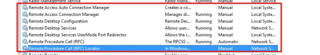 Remote-Services-Windows-10