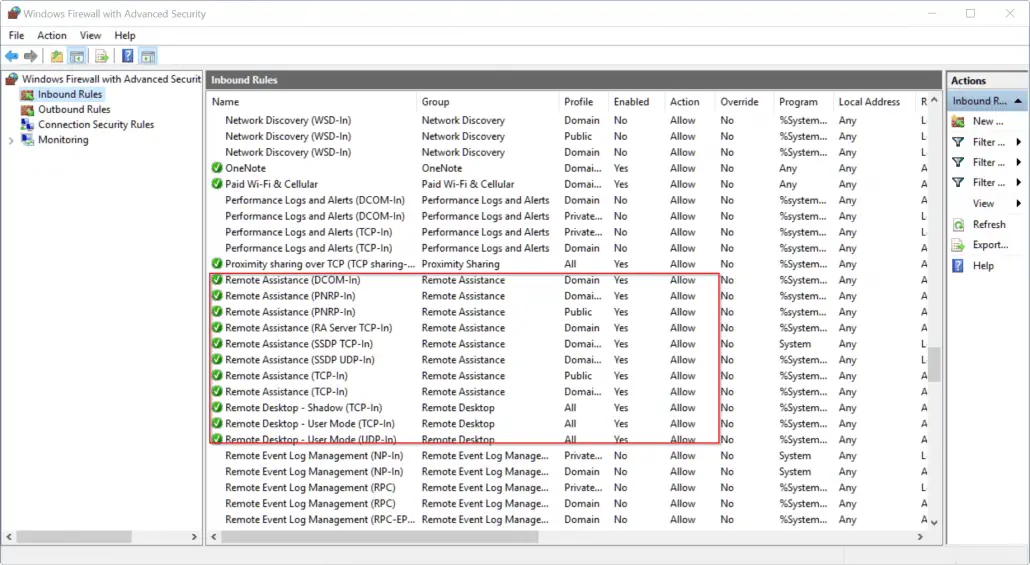 Windows-Firewall-Advanced-Settings-For-Remote-Desktop-Connection