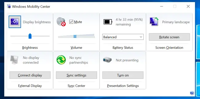 windows-mobility-center-brightness-adjustments