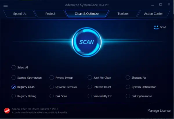 IOBit Advanced Systemcare Pro 10 Review - My Experience and Features 6 Clean And Optimize Features Of Advanced Systemcare