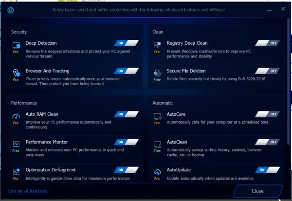 IOBit Advanced Systemcare Pro 10 Review - My Experience and Features 9 Iobit Advanced Systemcare Pro 10 Review Quick Access Features
