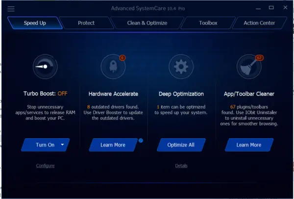 IOBit Advanced Systemcare Pro 10 Review - My Experience and Features 4 Speed Up Features Of Iobit Advanced Systemcare Pro 10