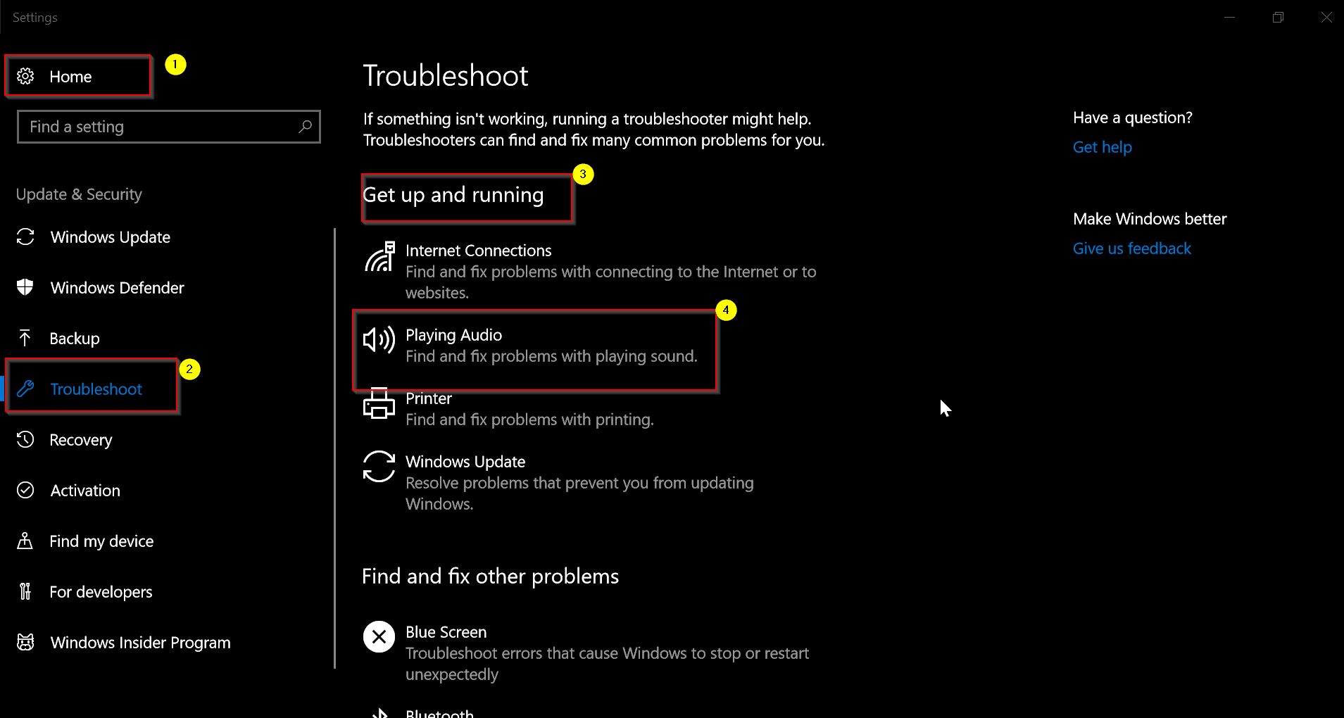 Troubleshooting Windows 10 Troubleshooting Windows 10