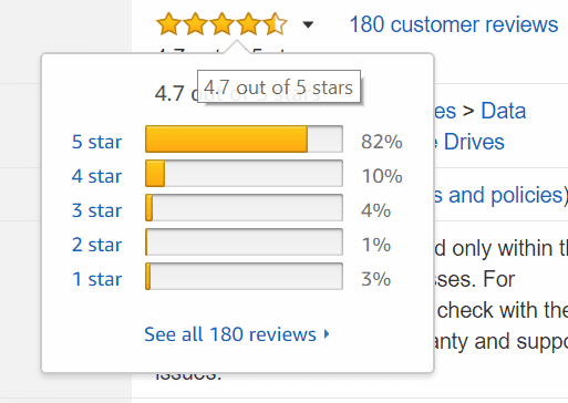 Amazon.com user reviews Samsung 860 EVO 500GB 2.5 Inch SATA III Internal SSD MZ 76E500B AM