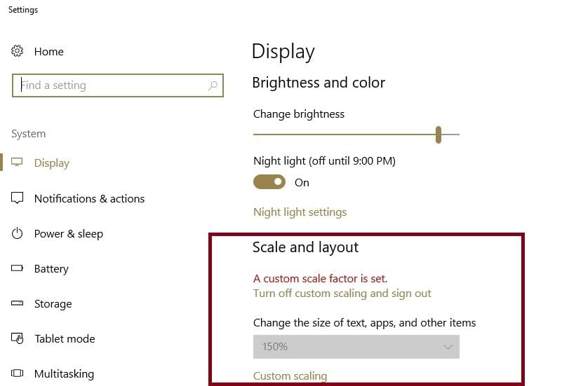 8 Ways to Fix Control Panel not Responding in Windows 10 5 Set Scaling Display In Windows 10