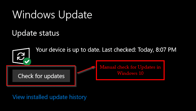 Know The Details Of Windows Update And Settings In Windows 10