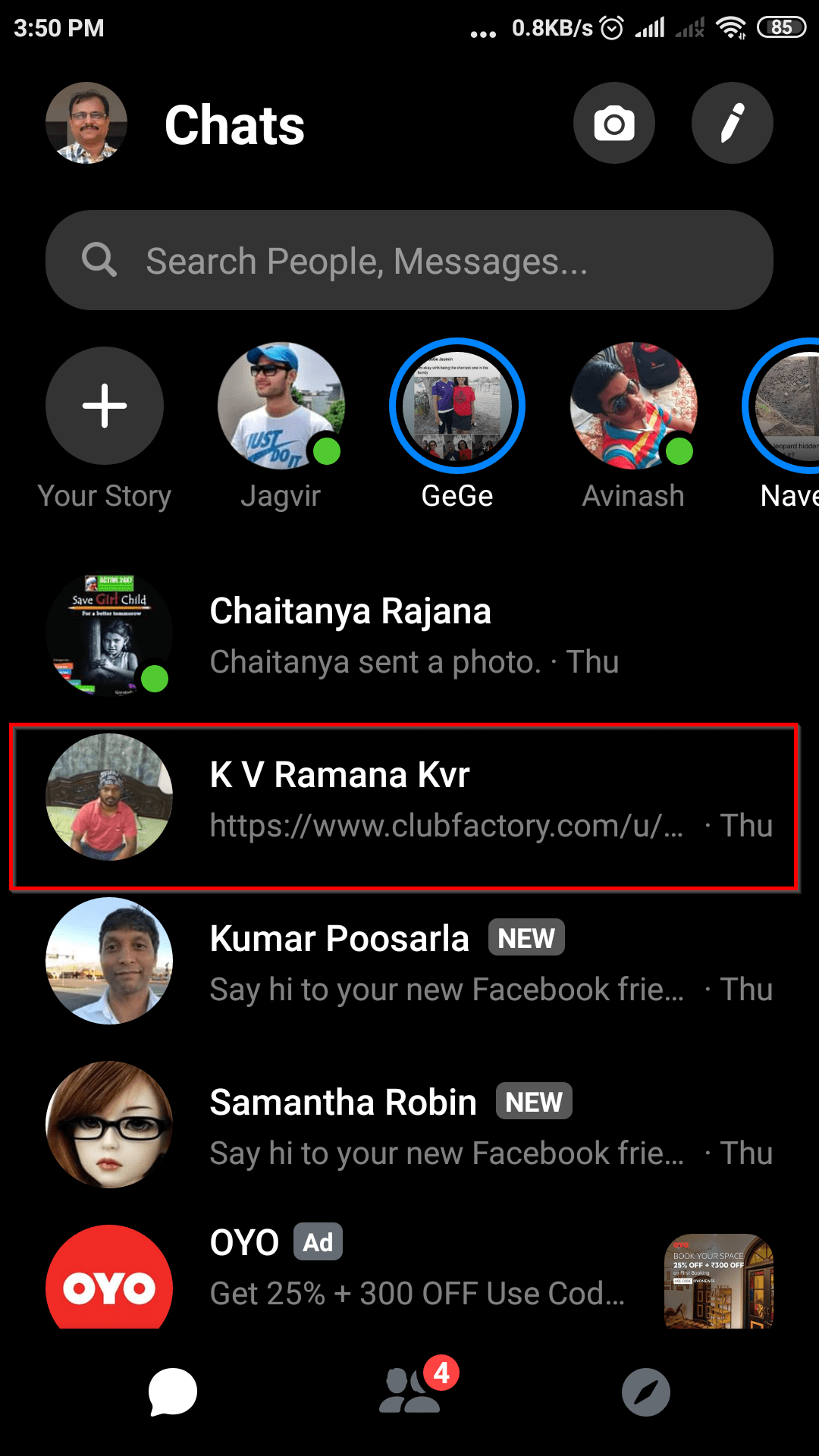 How to Delete Someone on Messenger in 2022? 12 Open Messenger App Home Screen