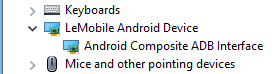 Install the Right Driver for USB to work in Note 4 2 Lemobile Android Device Drivers