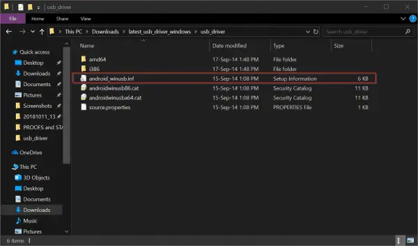 Install the Right Driver for USB to work in Note 4 5 Android Windows Usb Driver