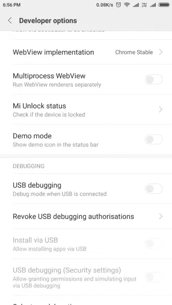 Install the Right Driver for USB to work in Note 4 12 Usb Debugging Redmi Note 4