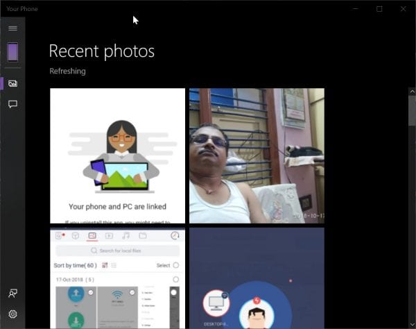 Your Phone Windows 10 Photos