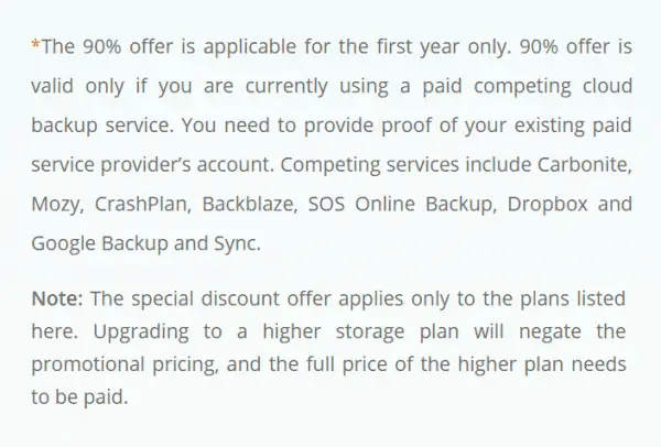 Dollar 6.95 First Year Offer Conditions Idrive