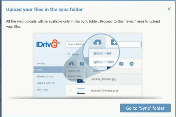 Idrive Sync Folder 2019