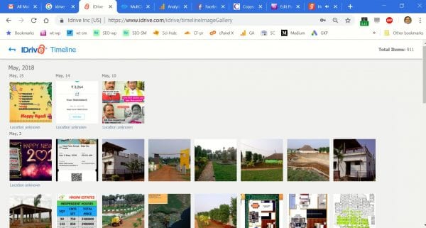 Idrive Timeline Feature 2019