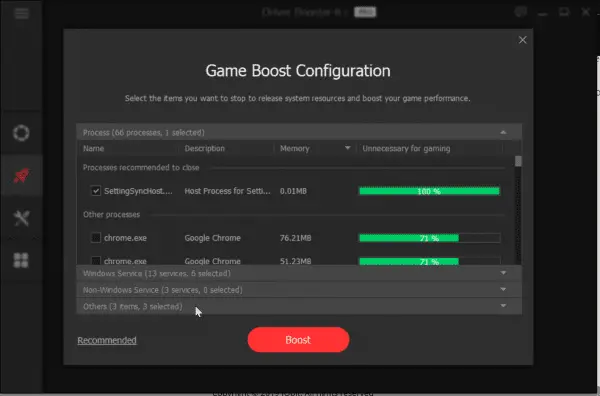 game boost configuration driver booster pro 2019