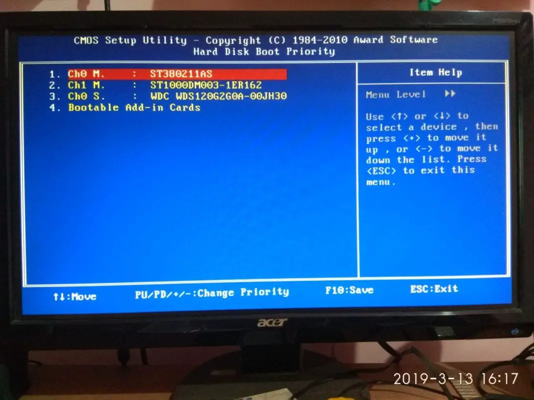 Boot From Cddvd Disk Boot Failure Insert System Disk And Press Enter