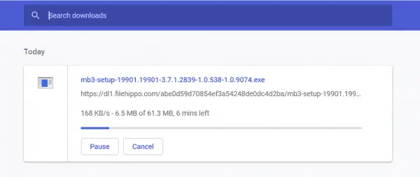 chrome download speed default manager