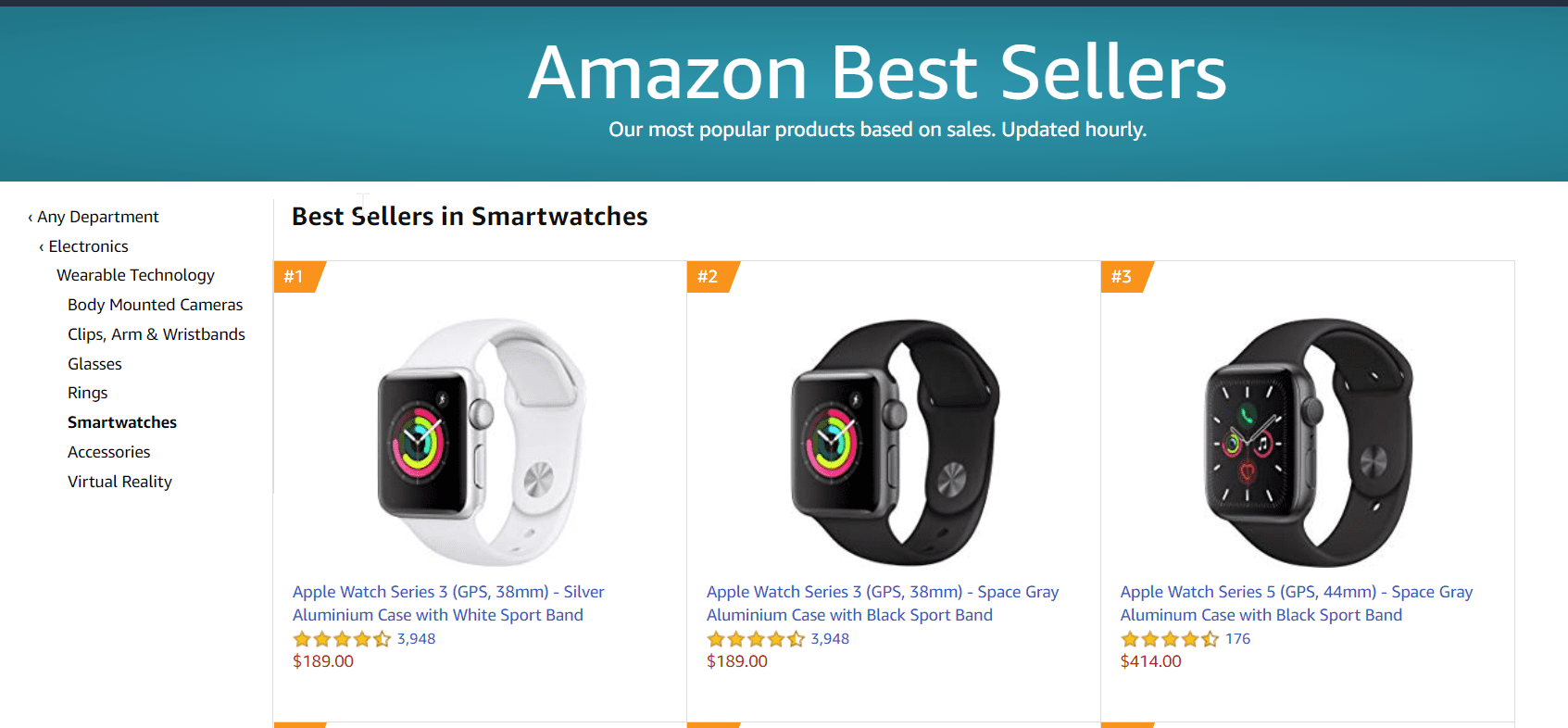 amazon best sellers smart watches