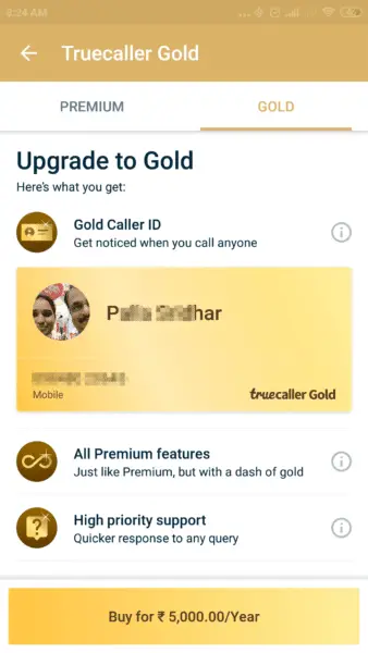 8 Truecaller Premium Benefits of the Most Powerful Caller Id App 3 truecaller gold