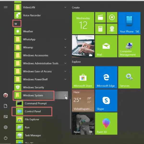 open up nvidia control panel windows 10