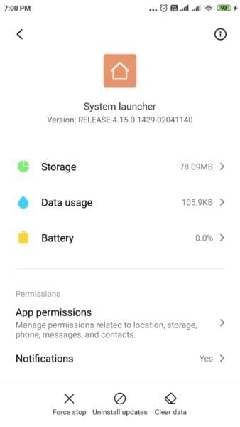 Xiaomi Redmi Hotspot Error - Quick Guide to Fix in Easy and Simple Steps 9 Clear Data System Launcher Xiaomi Redmi Phone