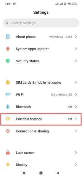 Xiaomi Redmi Hotspot Error - Quick Guide to Fix in Easy and Simple Steps 1 Portable Hotspot Settings Redmi Phone